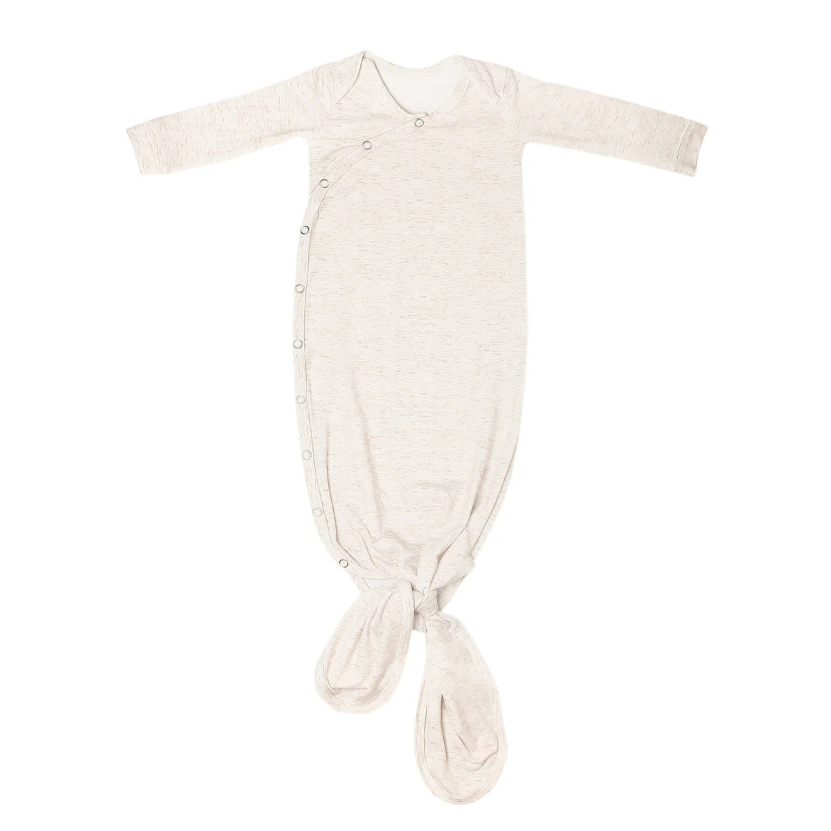 Oat | Knotted Baby Gown | Copper Pearl
