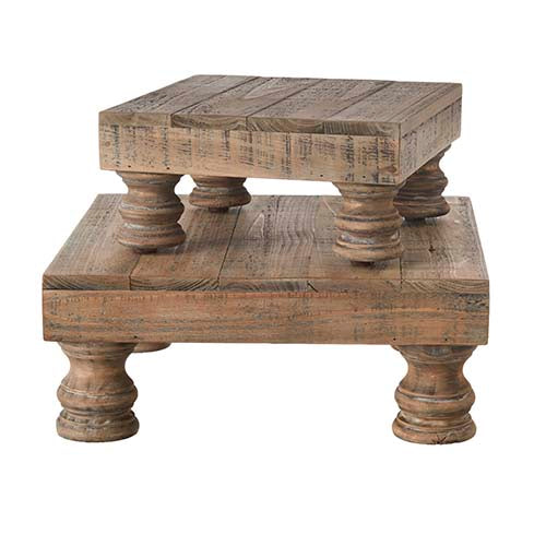 Plank Farmhouse Riser | Wood