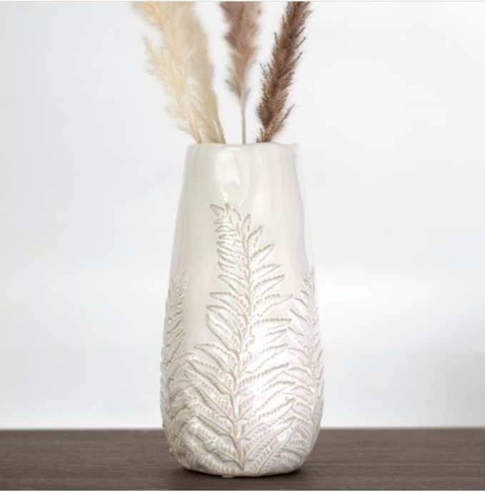 Fern Pattern Vase | 6.5"