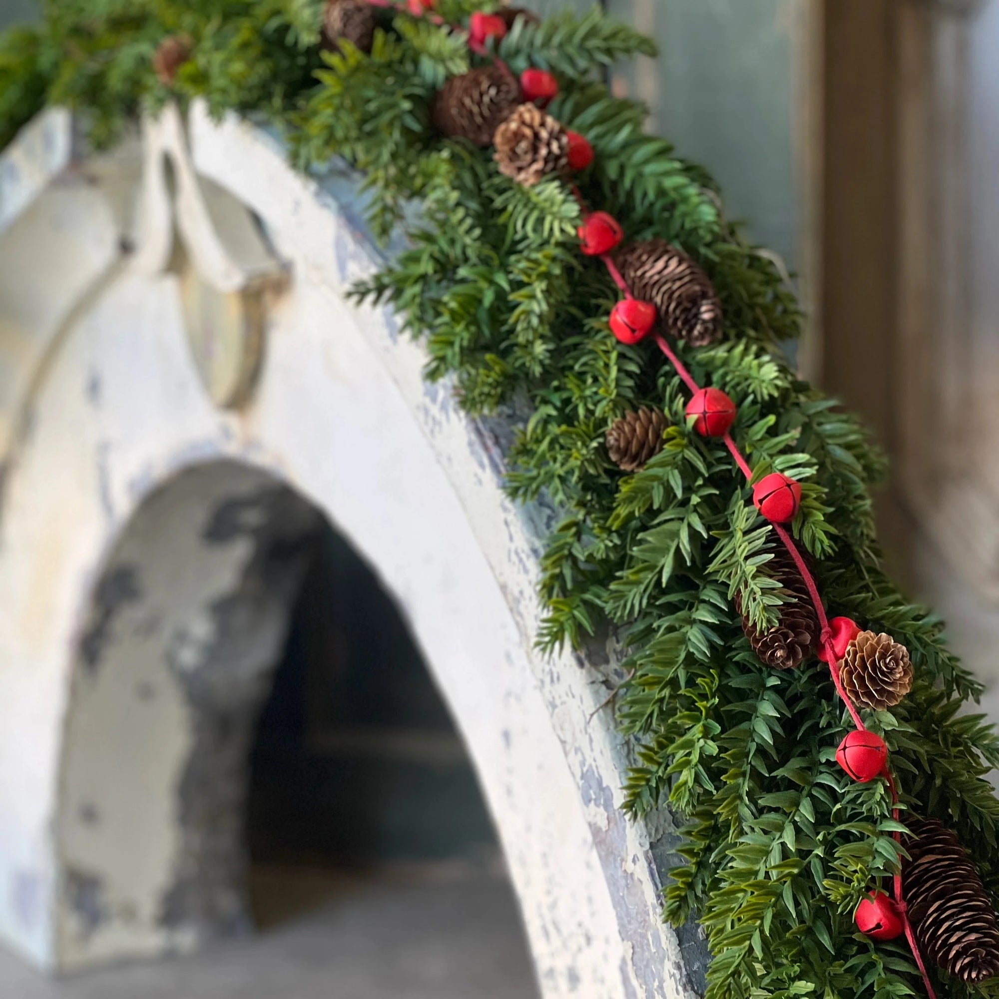 Jingle Bell Garland | Red | 5'