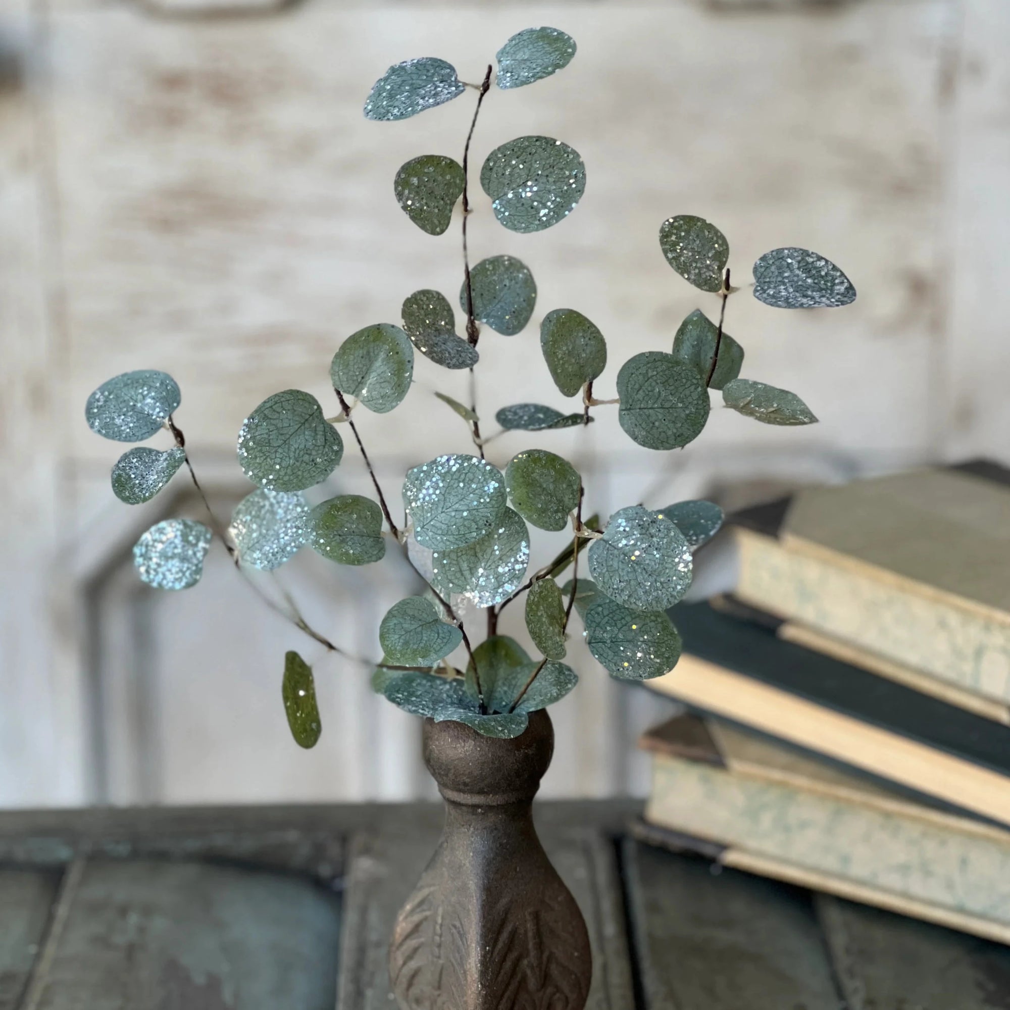 Iced Eucalyptus Spray | Shorter | 12"