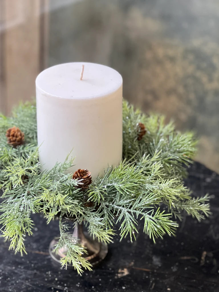 Blizzard Shimmer Pine Ring | 10"