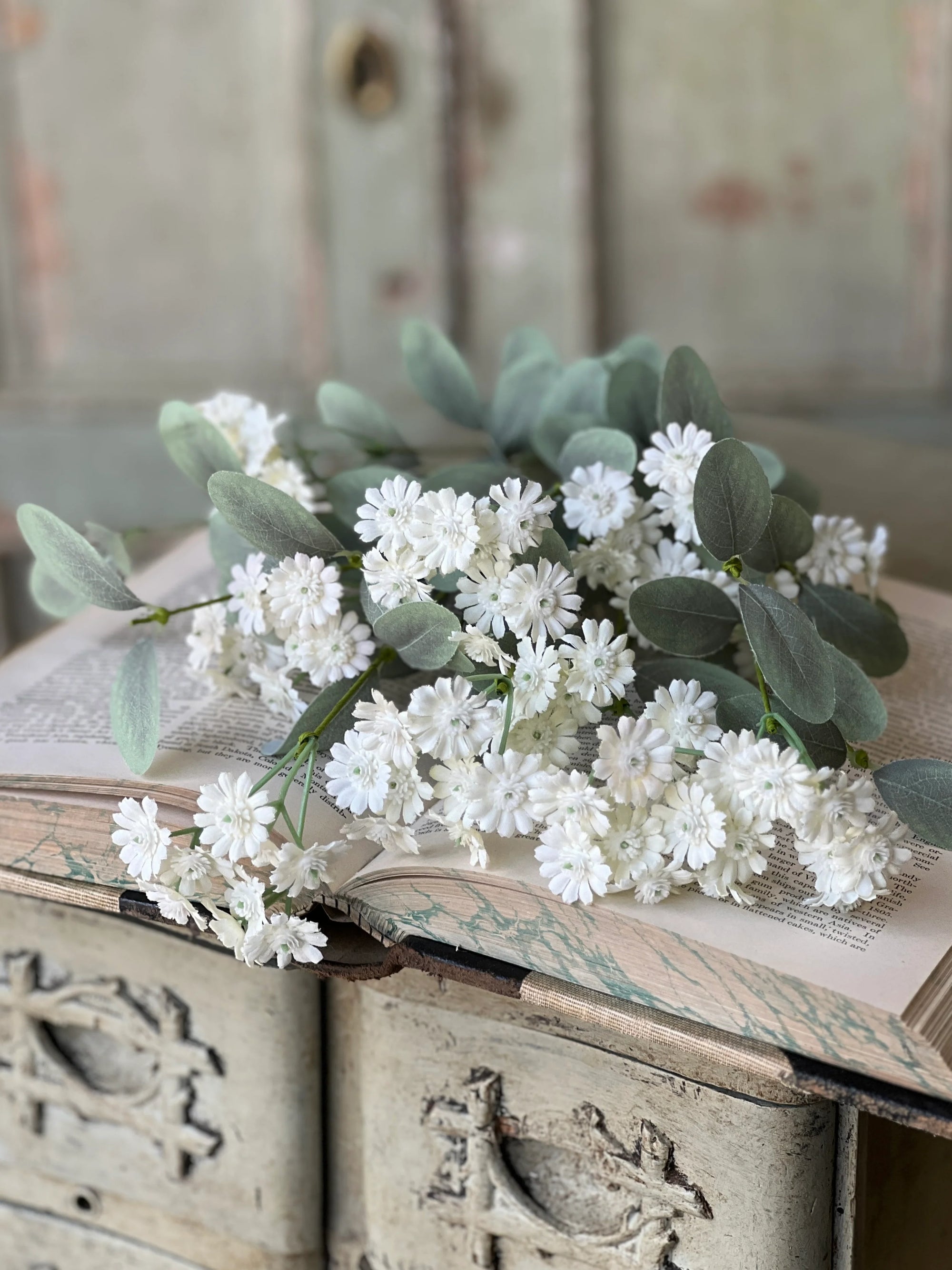 Layette Daisy Bush | 20" | Farmhouse White