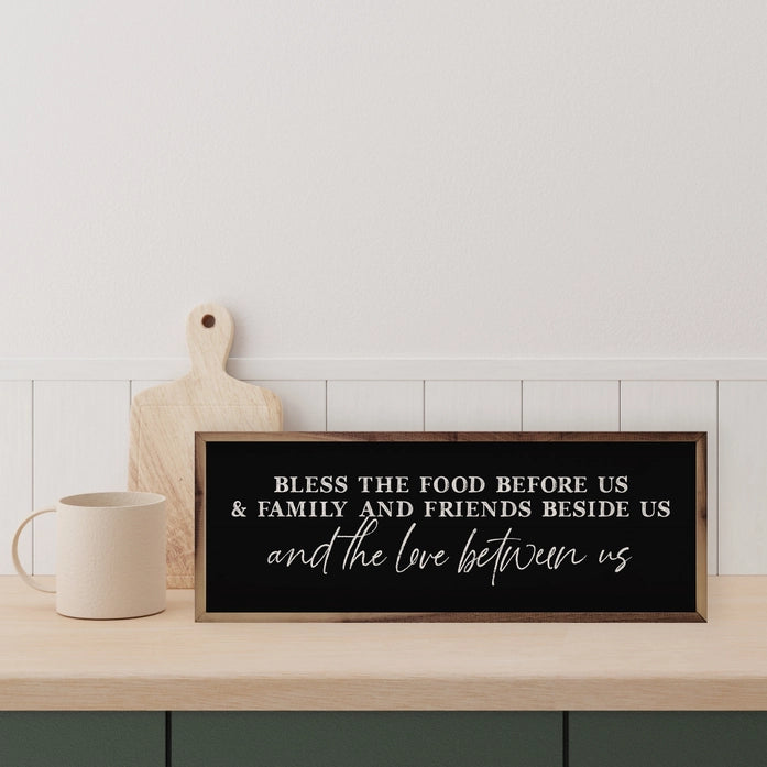 Bless the Love Between Us | Black | Wall Art