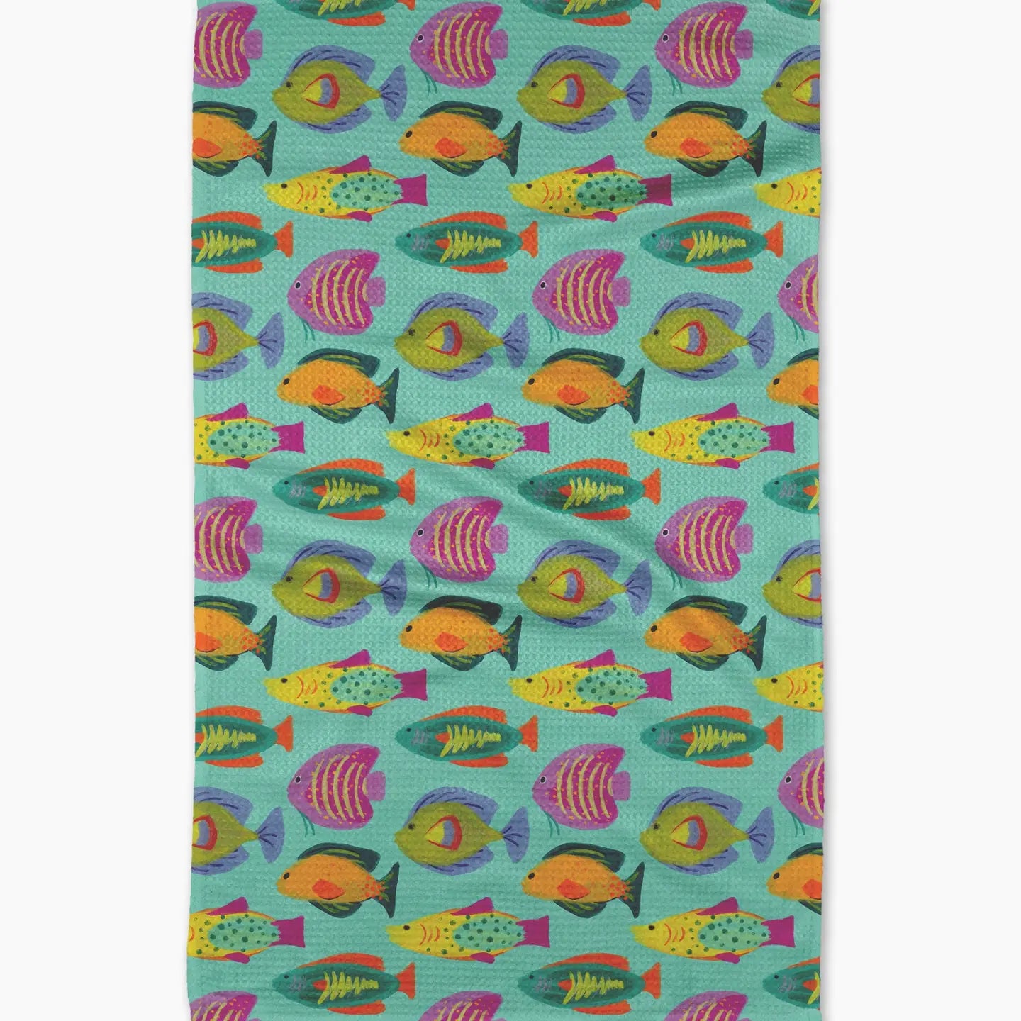 Geometry Kitchen Tea Towel | Schooling Fish