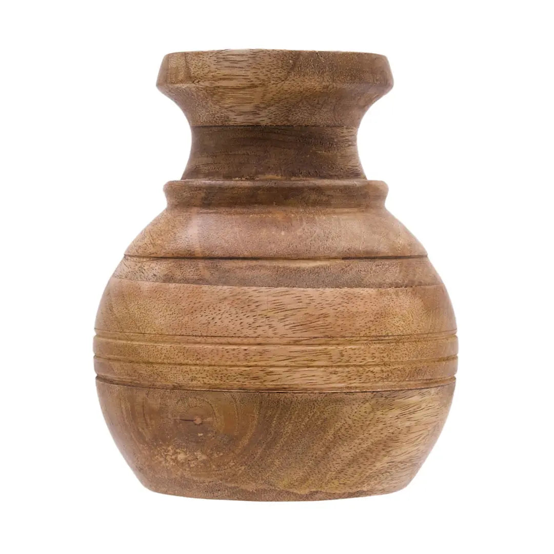 Rounded Vase | Wood