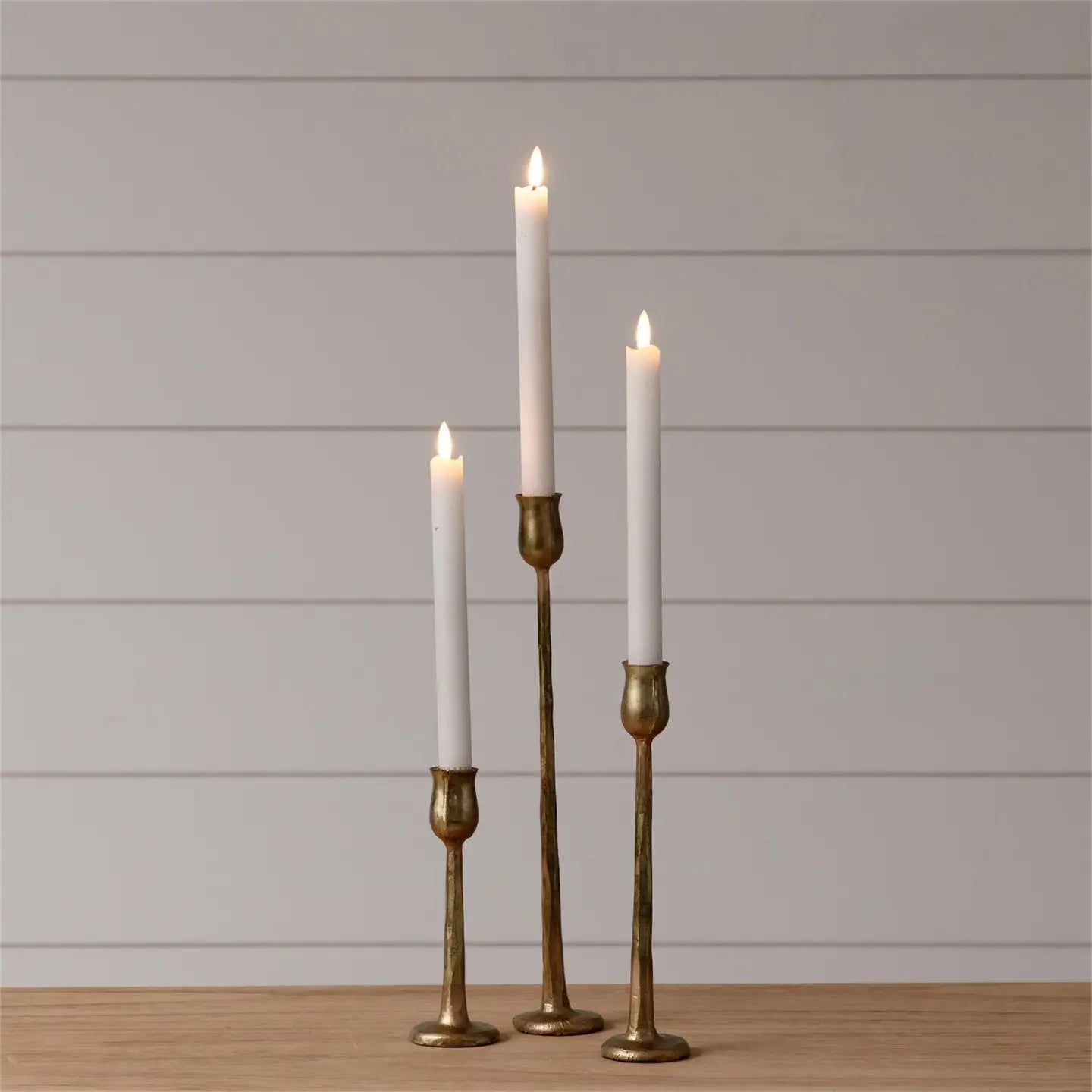 Metal Candle Holder | Gold Finish