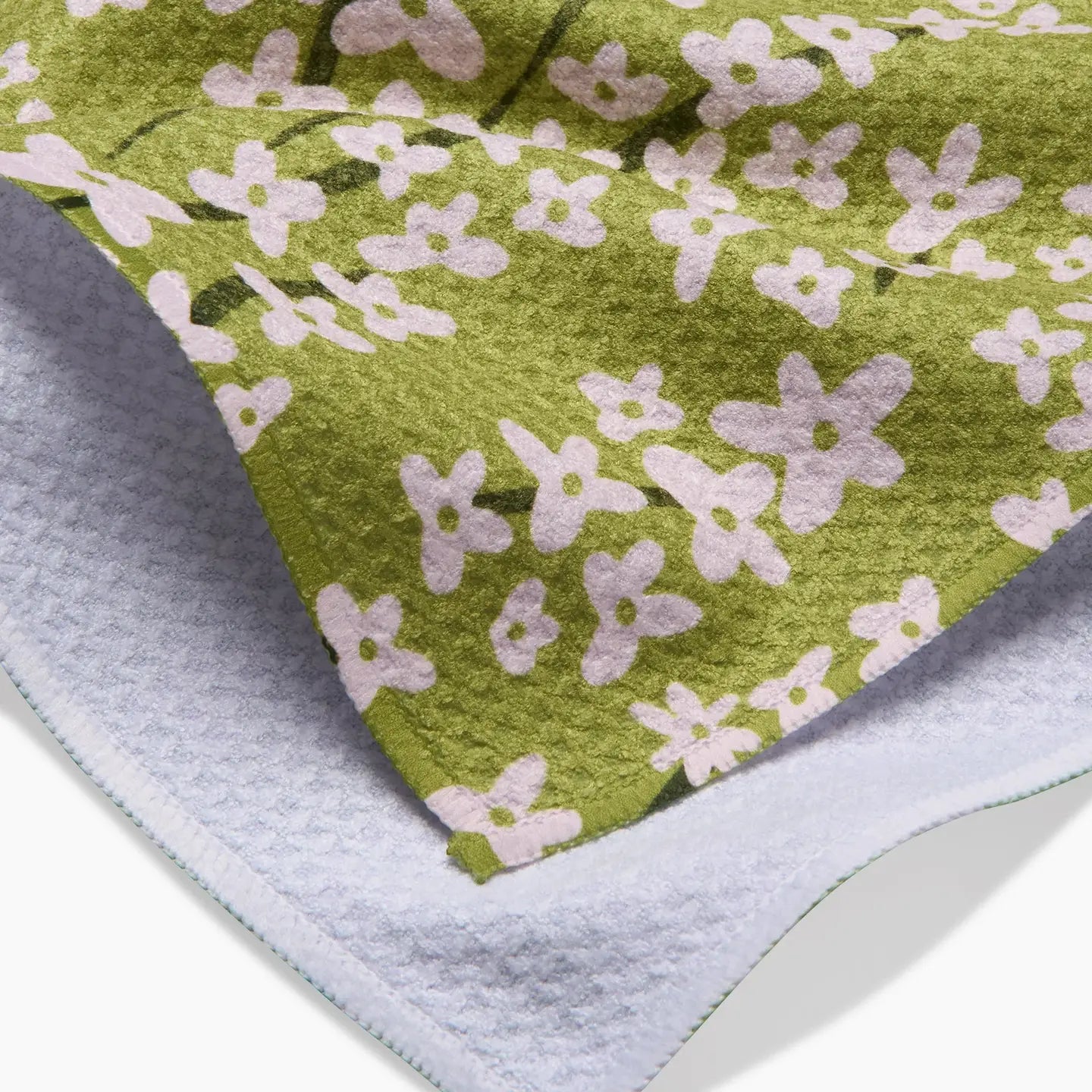 Geometry Kitchen Tea Towel | Spring Green Forsythia