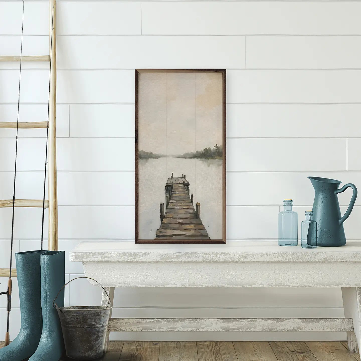 Dock on the Lake | Wall Art
