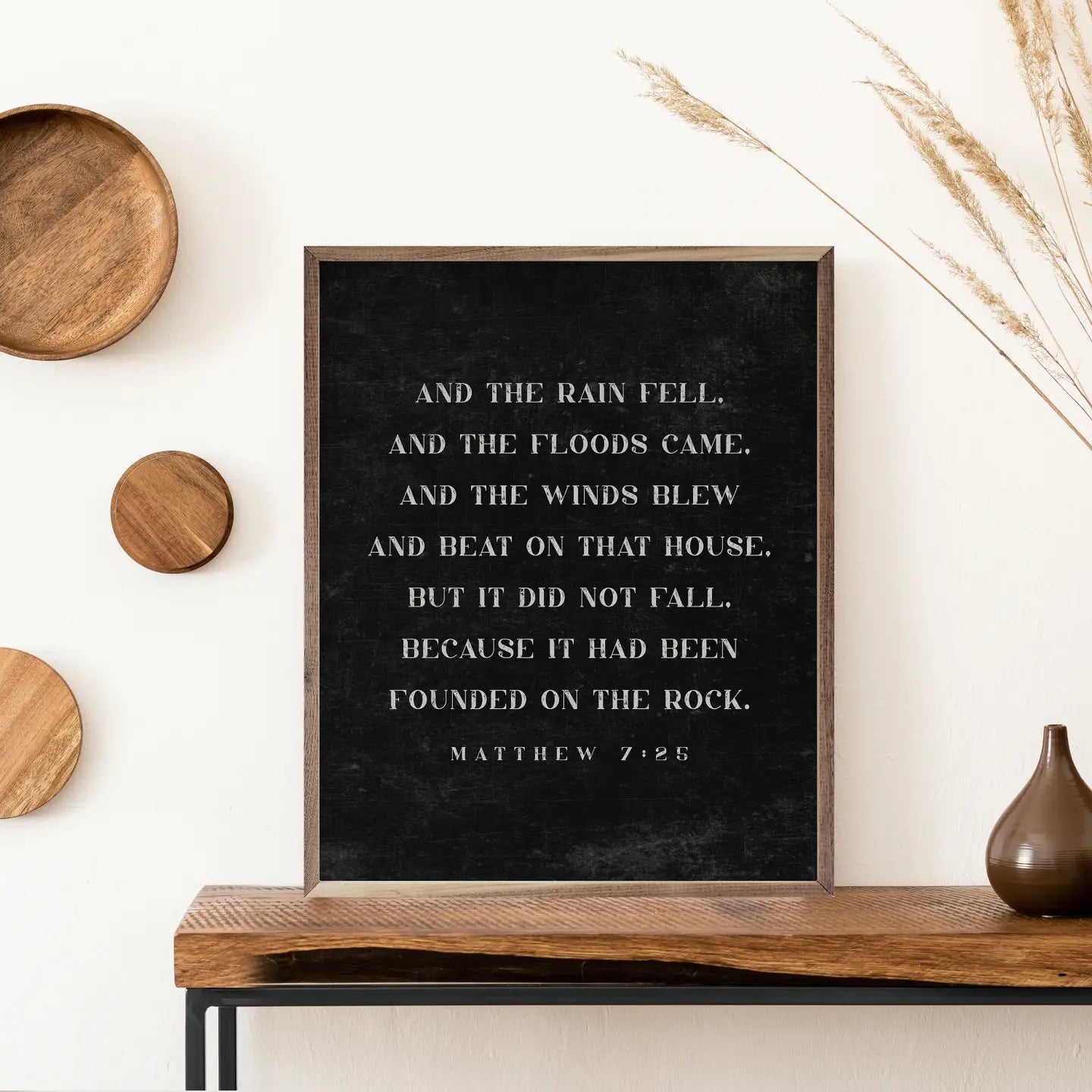 Founded on the Rock | Wall Art