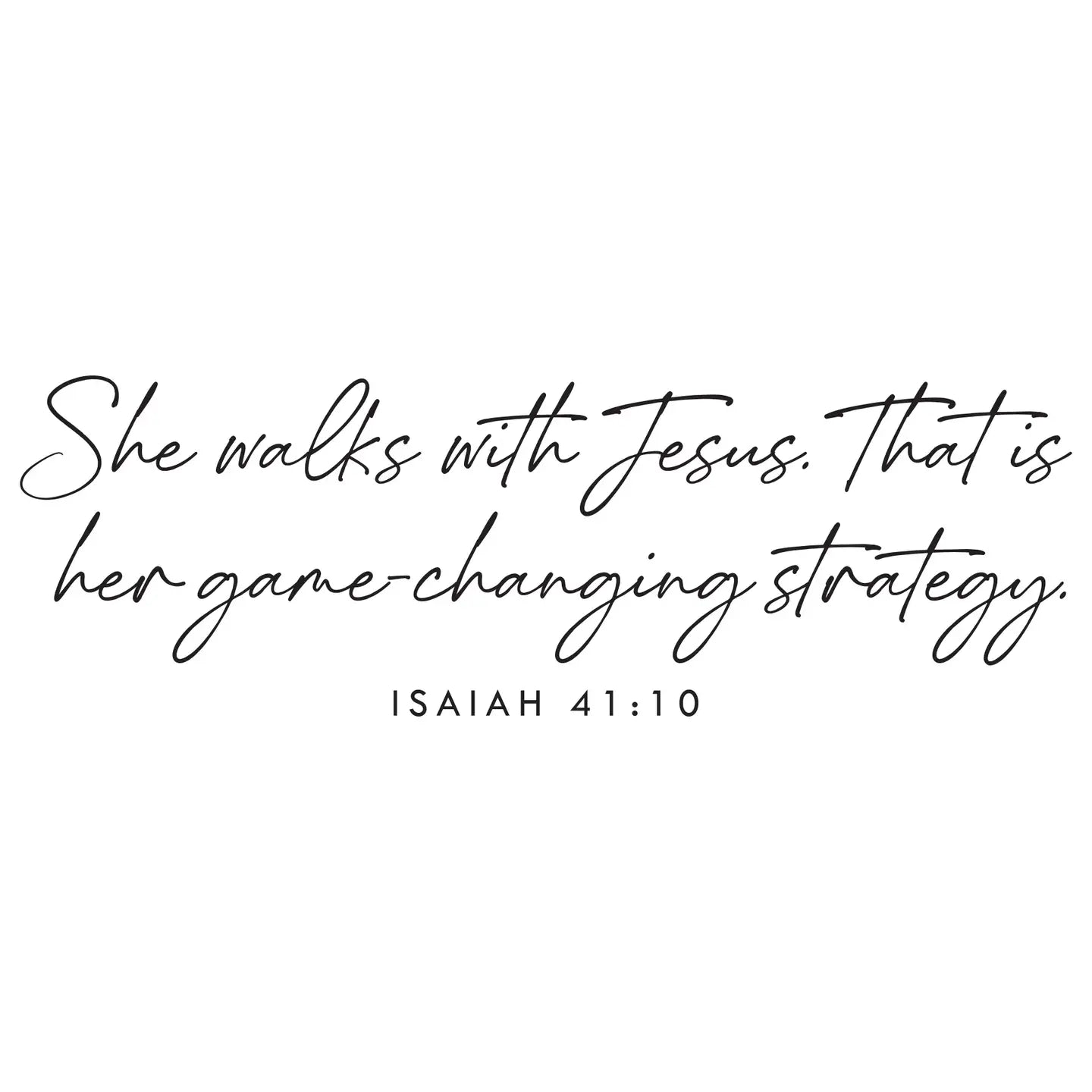 She Walks with Jesus | Coffee Mug