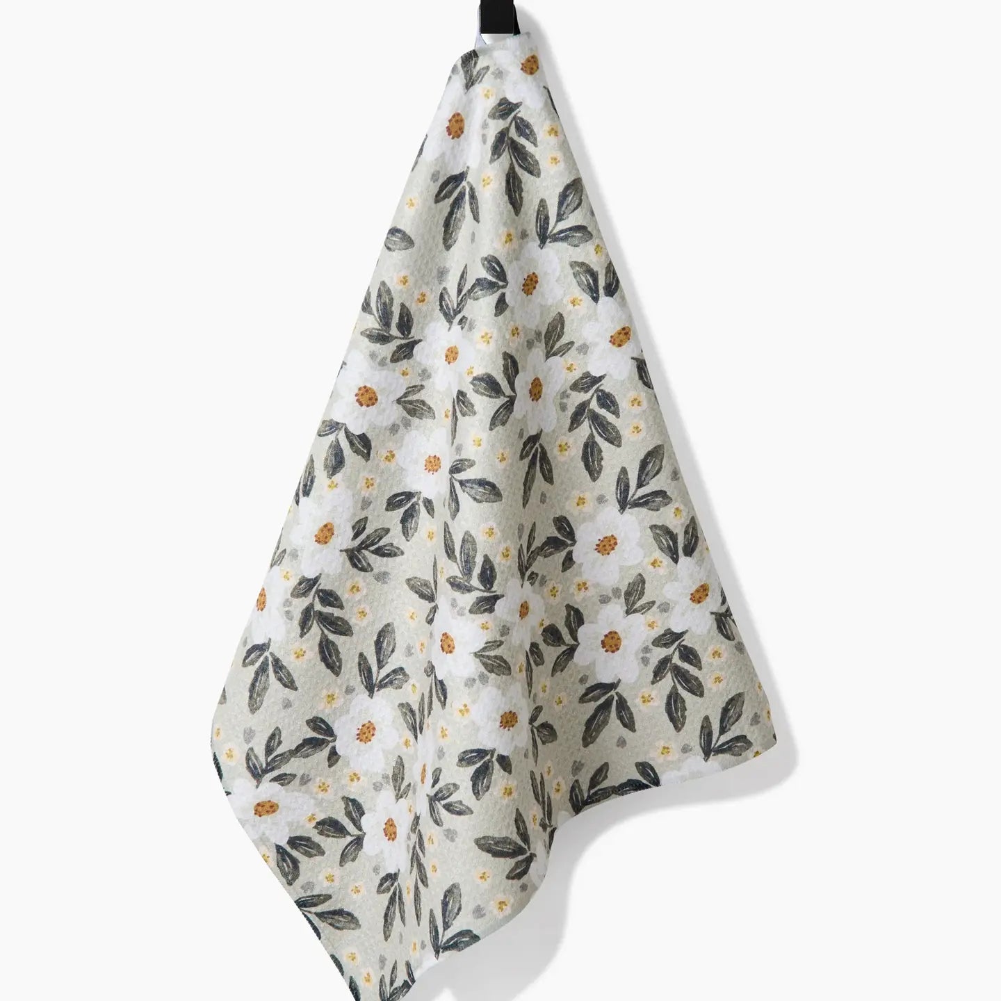 Geometry Kitchen Tea Towel | Painted Flowers