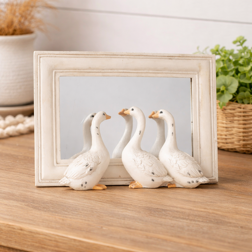 Peeking Geese Mirror