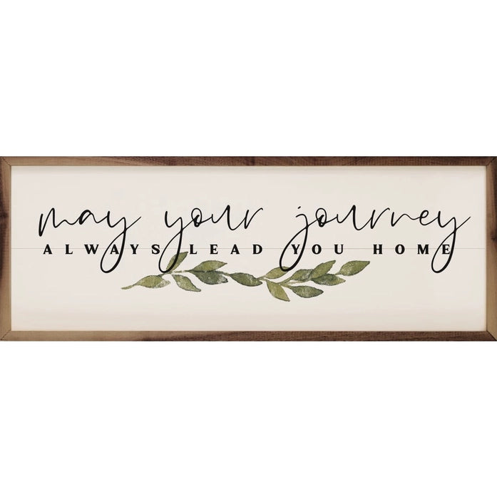 May Your Journey Always Lead You Home | Wall Art