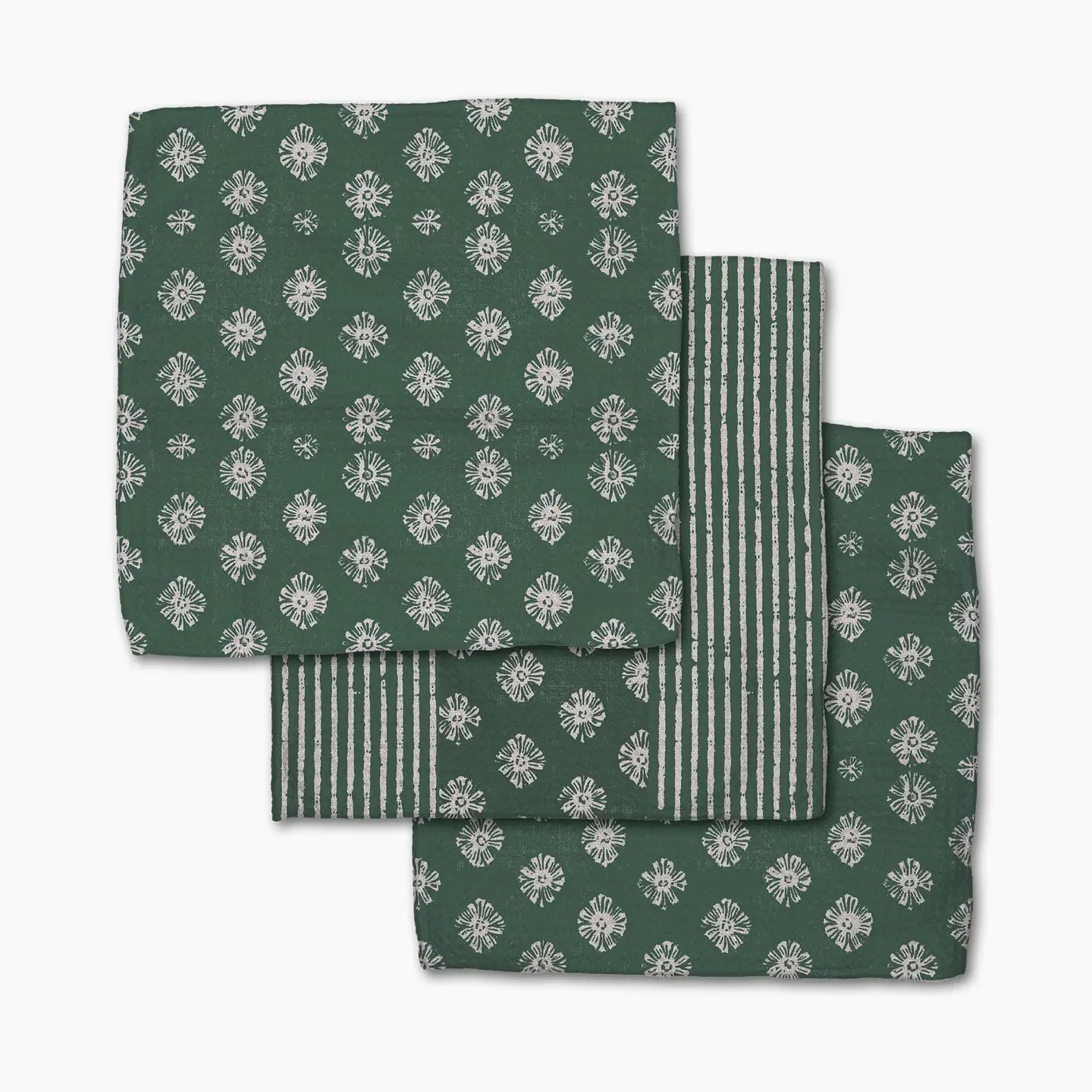 Geometry Kitchen Dishcloth | Arbusto Stamped Flower