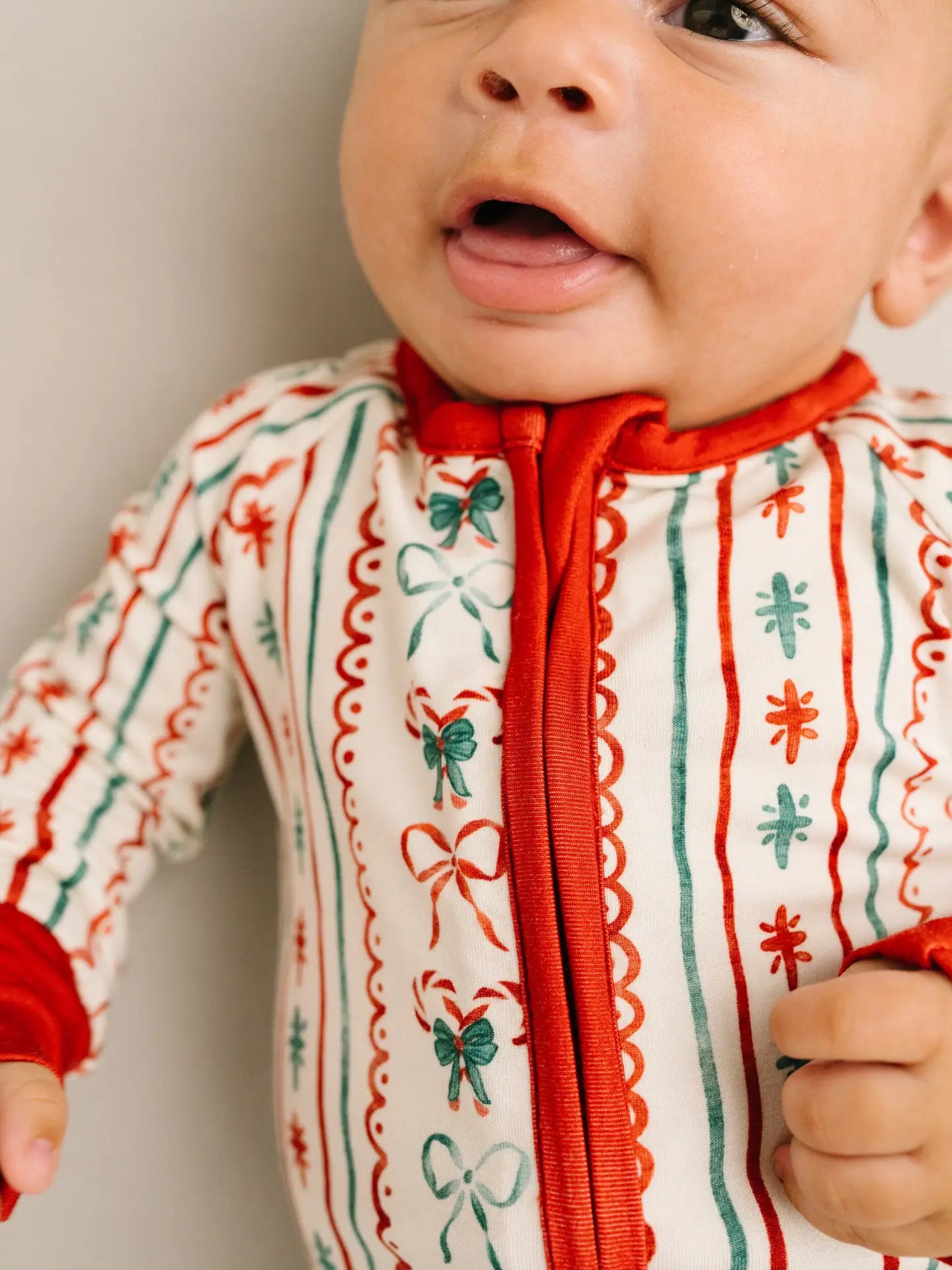 Christmas Bow | Zippy Footie