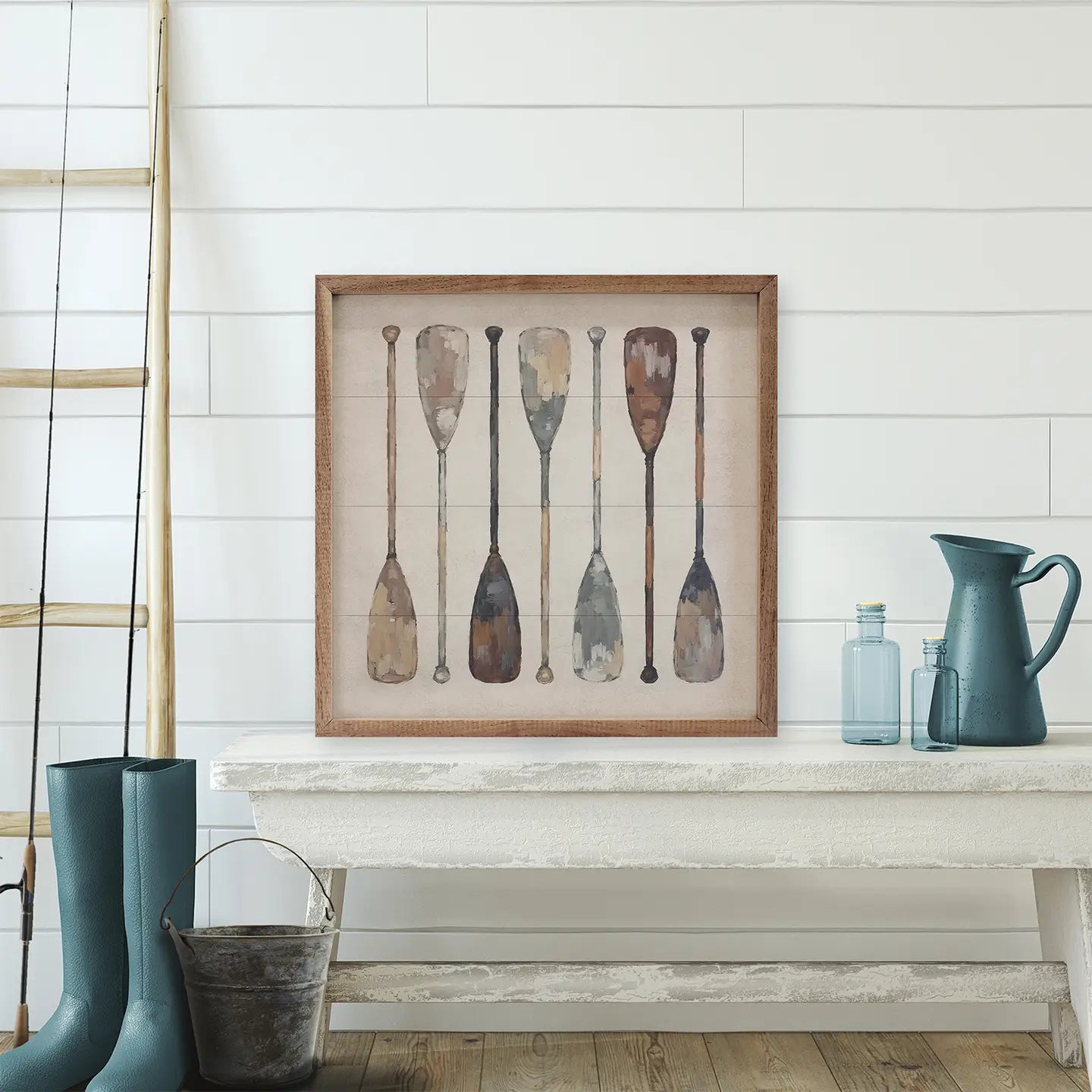 Vintage Boat Oars | Wall Art