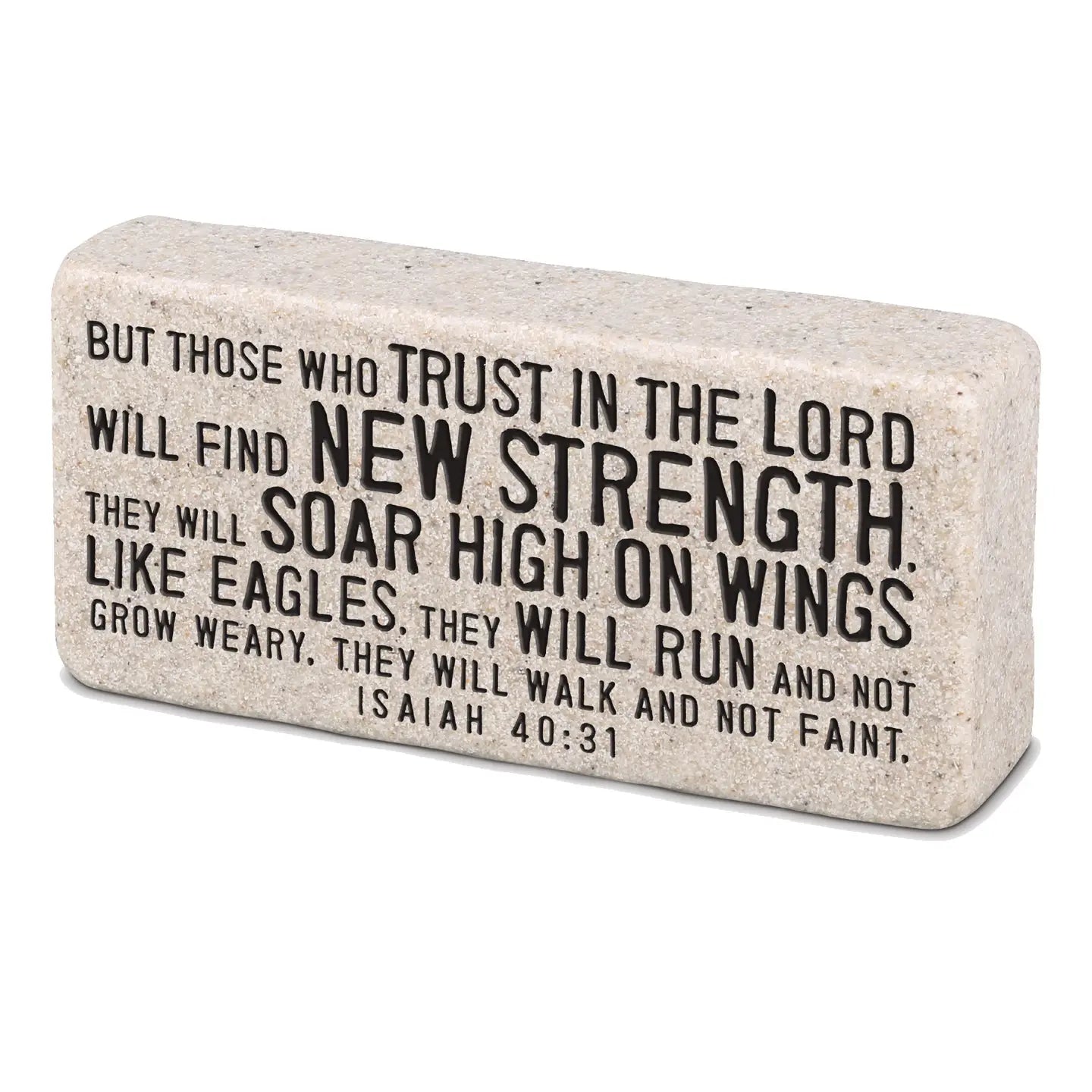 Trust in the Lord | Scripture Stone Block