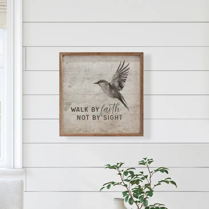 Walk by Faith, Not by Sight | Wall Art
