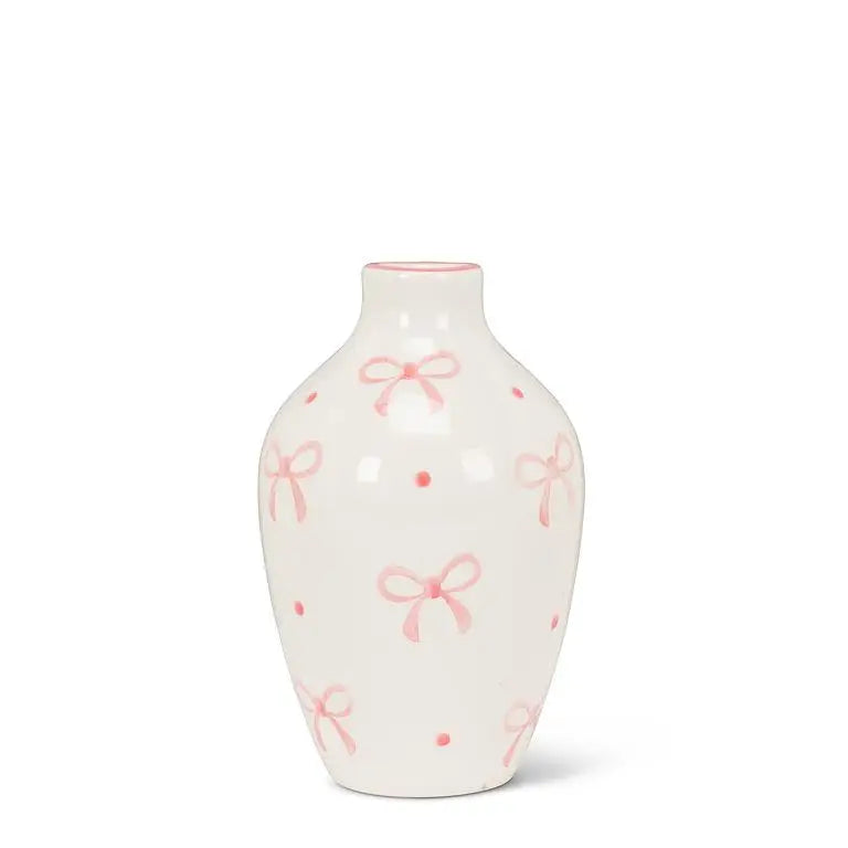 Pink Bow Vase