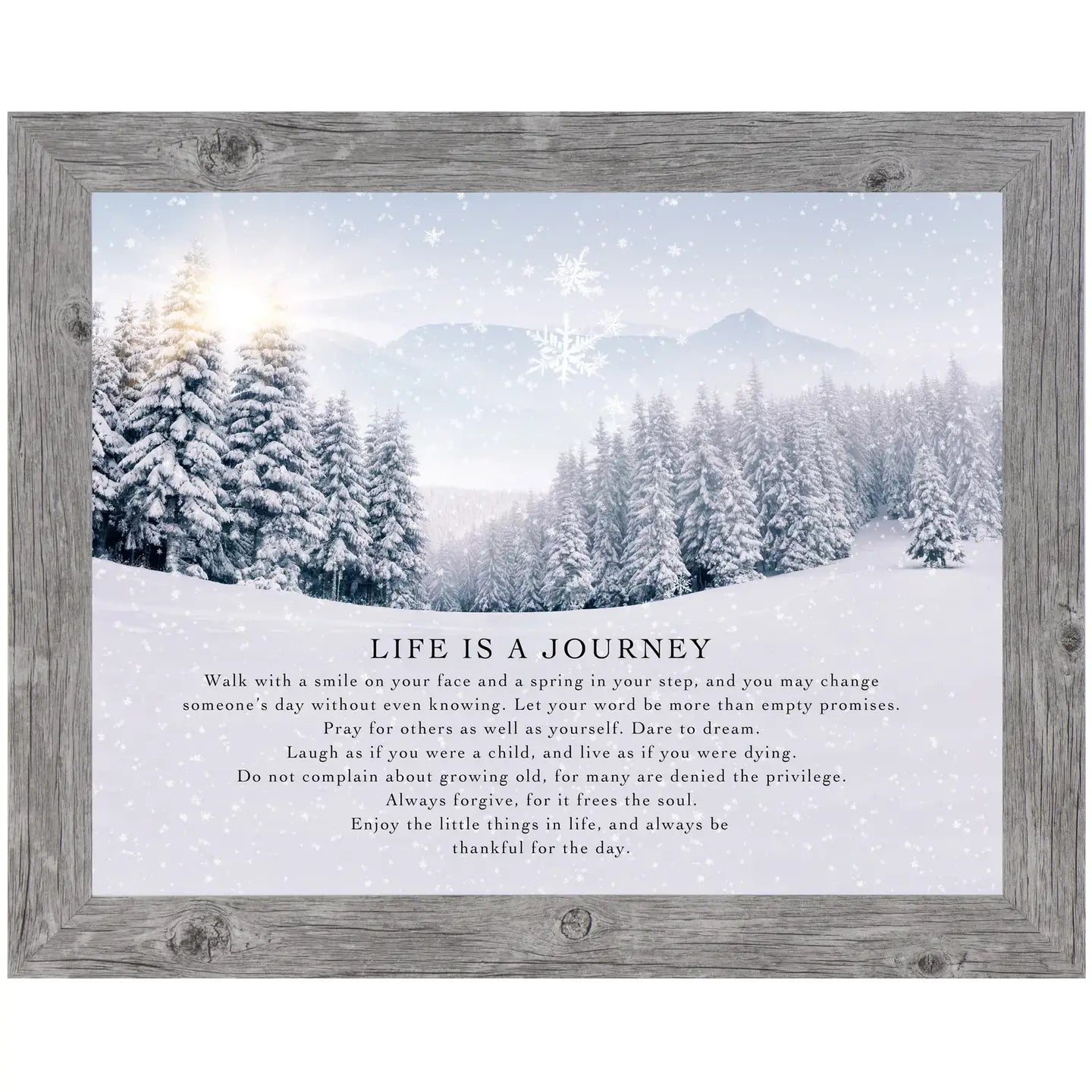 Life is a Journey | Framed Art