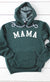 Mama Hoodie | Heathered Forest Green