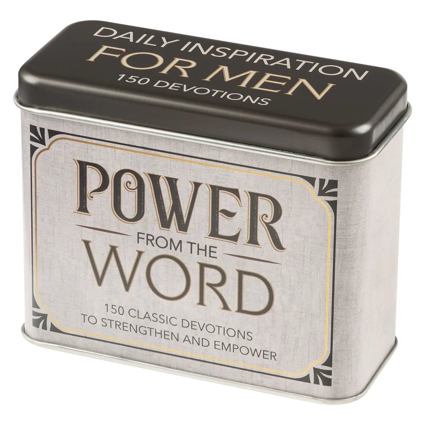Power from the Word | Devotional Cards in a Tin for Men