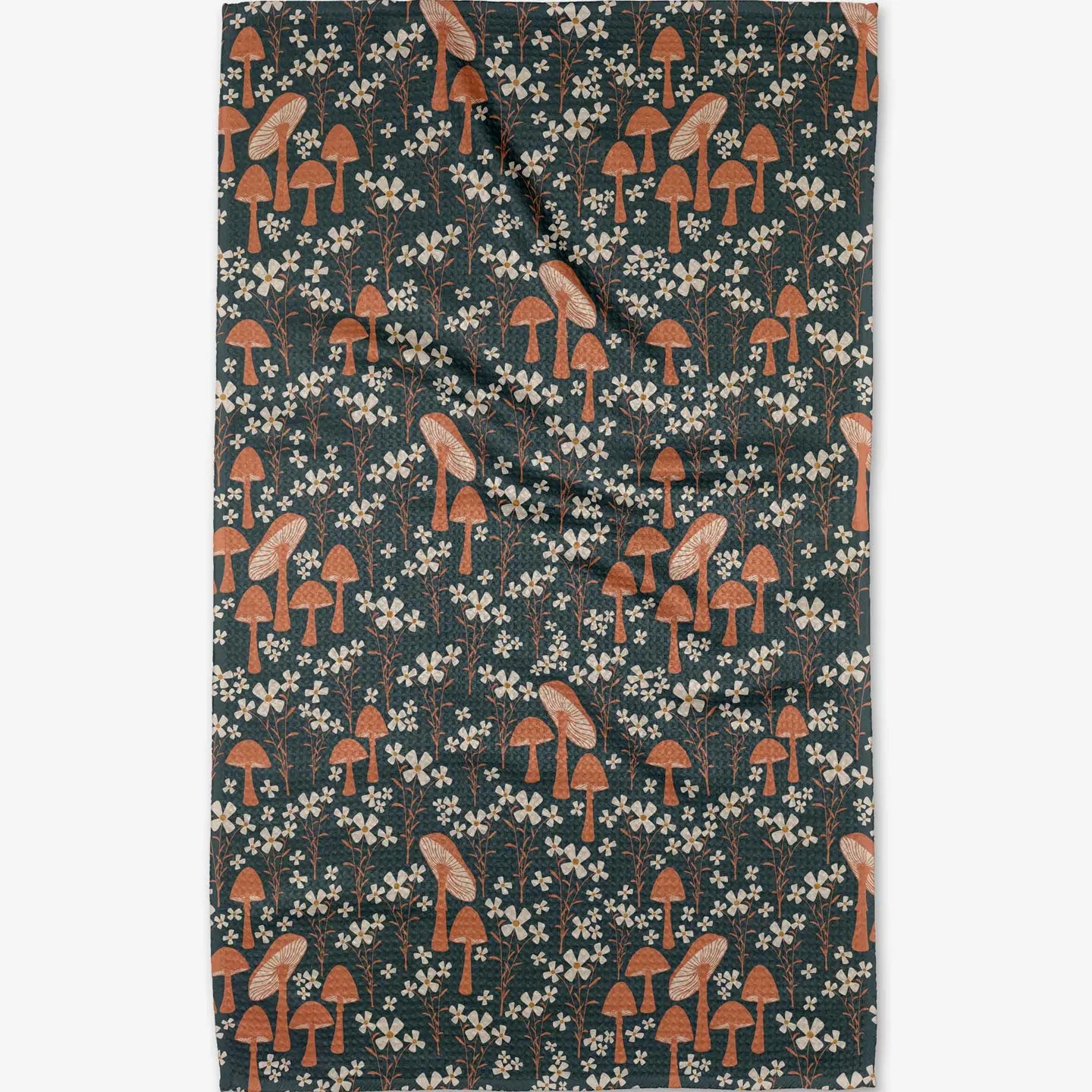 Geometry Kitchen Tea Towel | Wild Mushroom