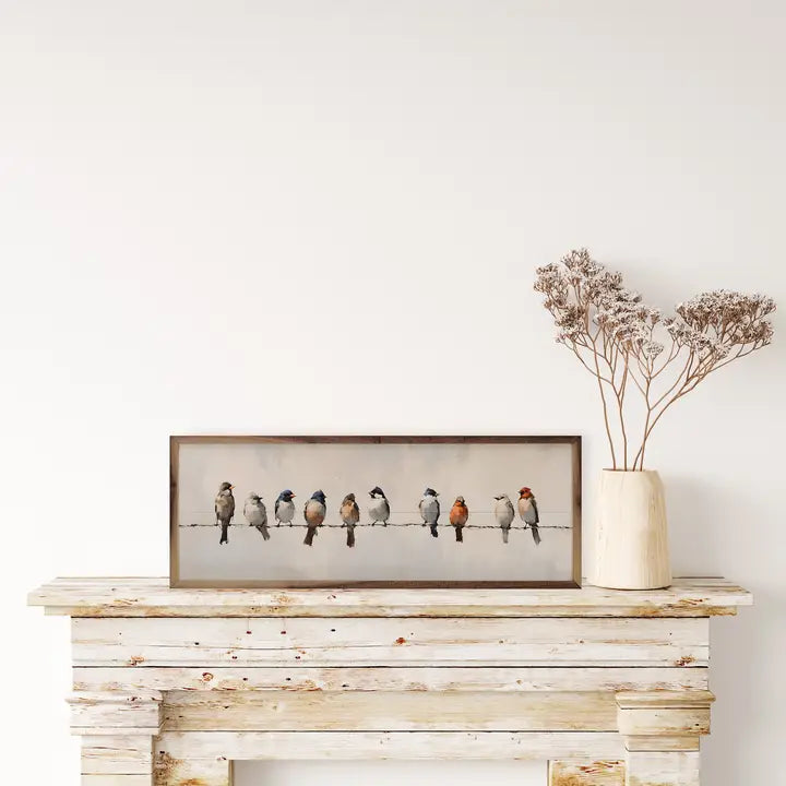 Birds on a Wire | Wall Art
