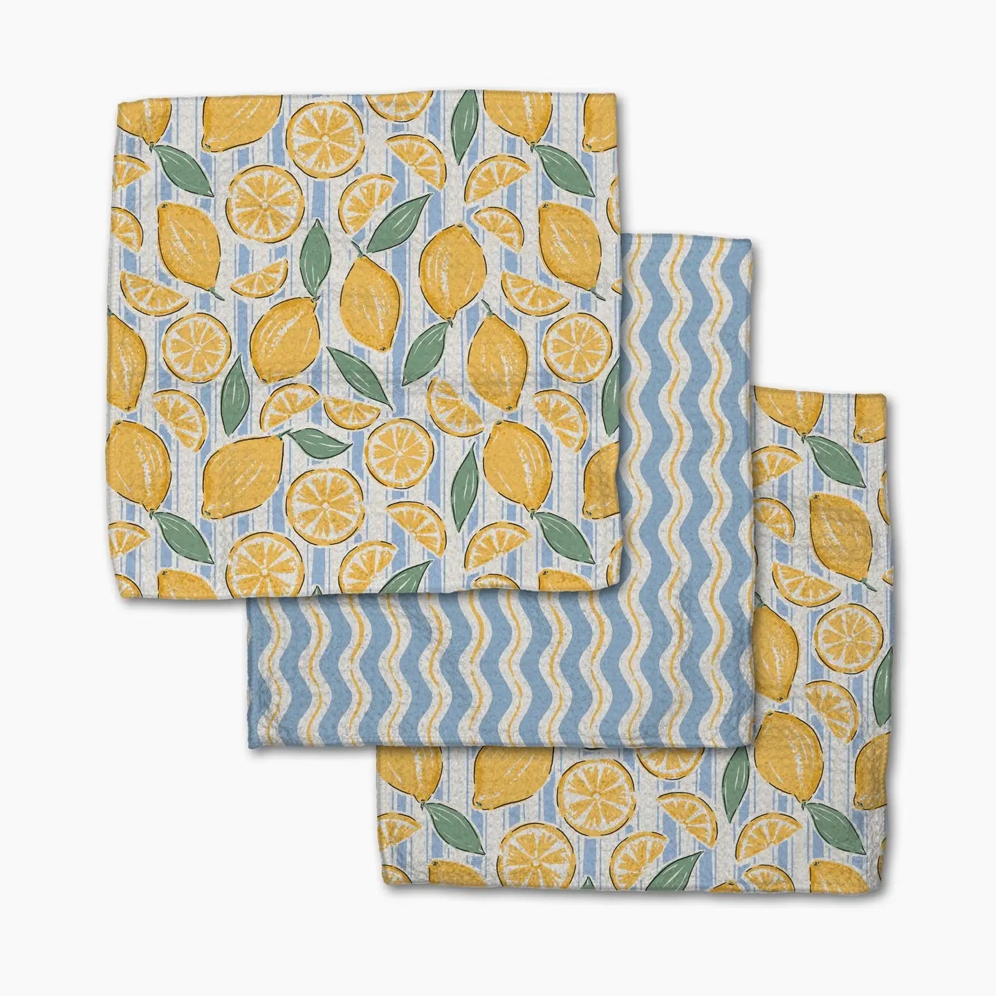 Geometry Kitchen Dishcloth | Lemon Slices