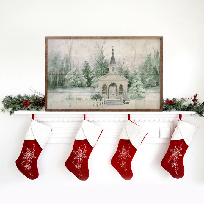 Church in Winter | Wall Art