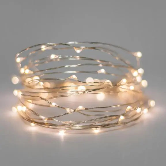 60 LED String Lights | Battery-Operated | 19'
