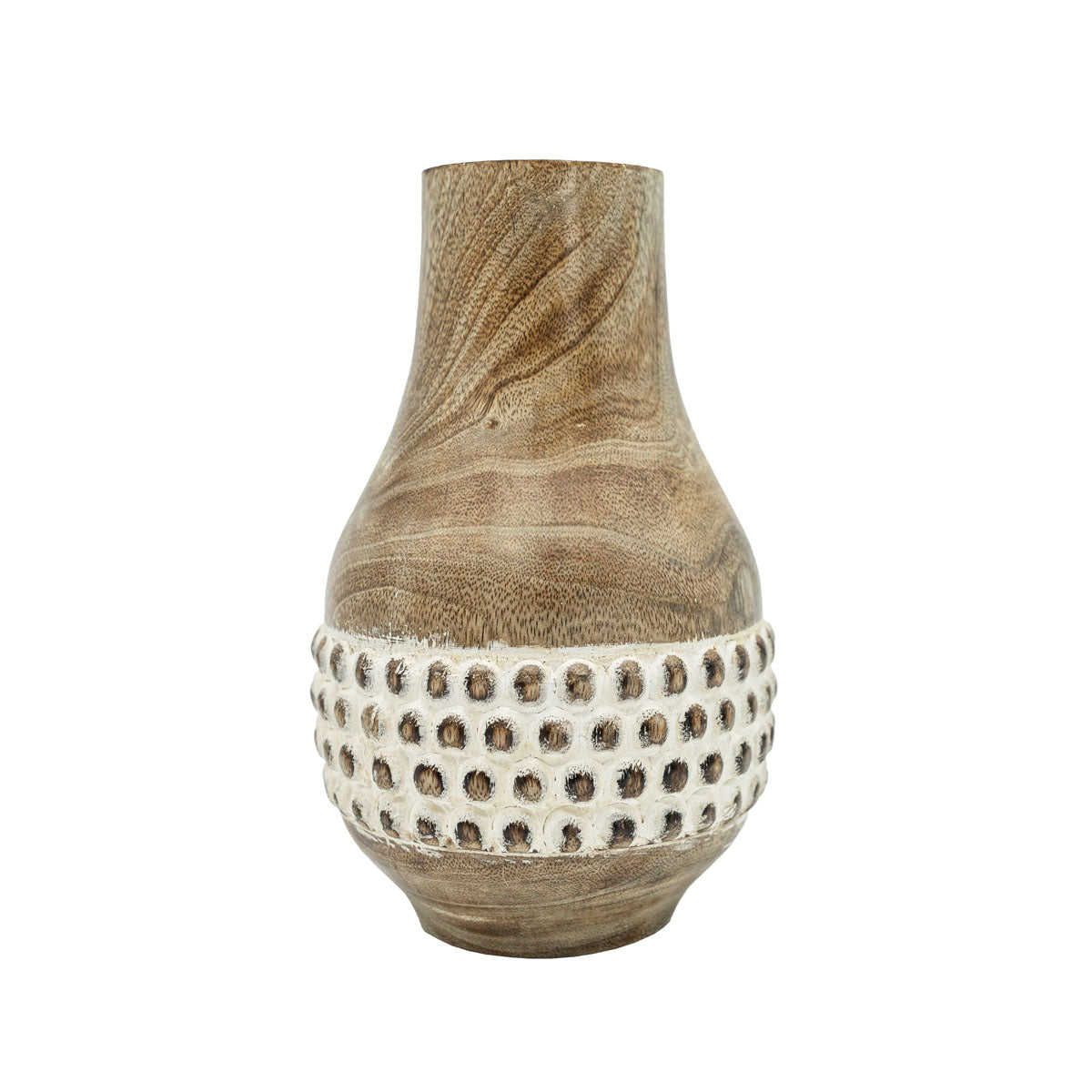 Dotted Vase | Wood