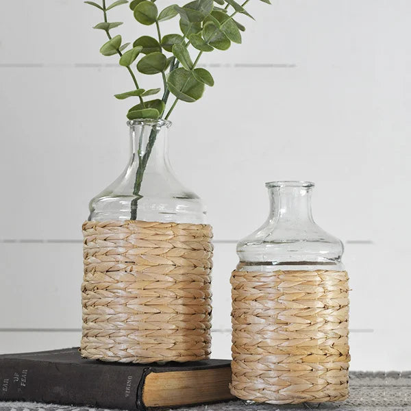 Glass Weave Vase | 7-8"