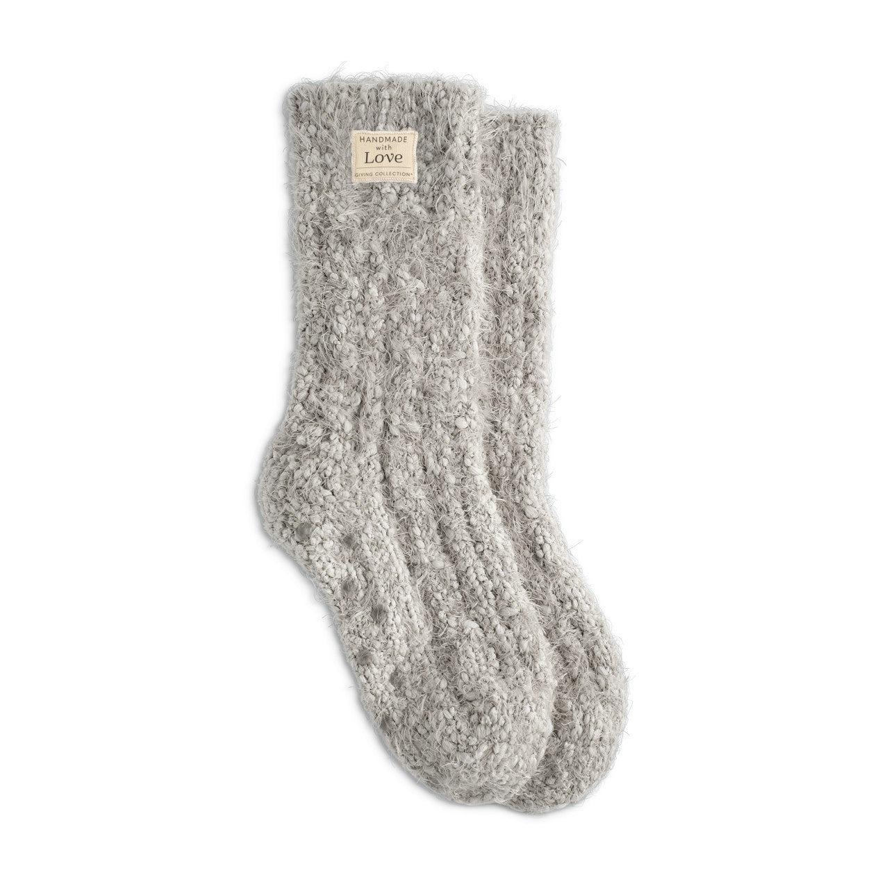 Cozy Socks | Grey or Cream | Giving Collection