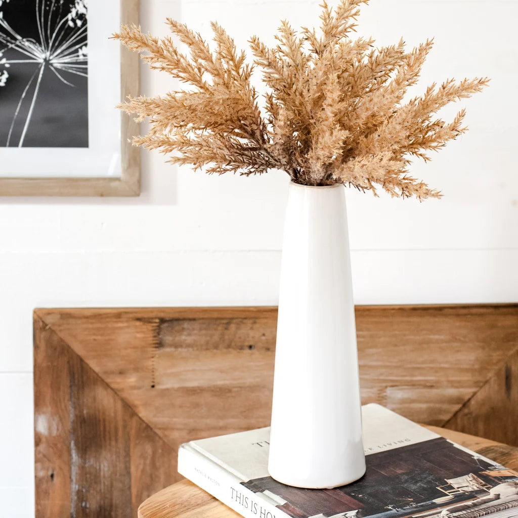 Narrow Farmhouse Vase | 10-13"