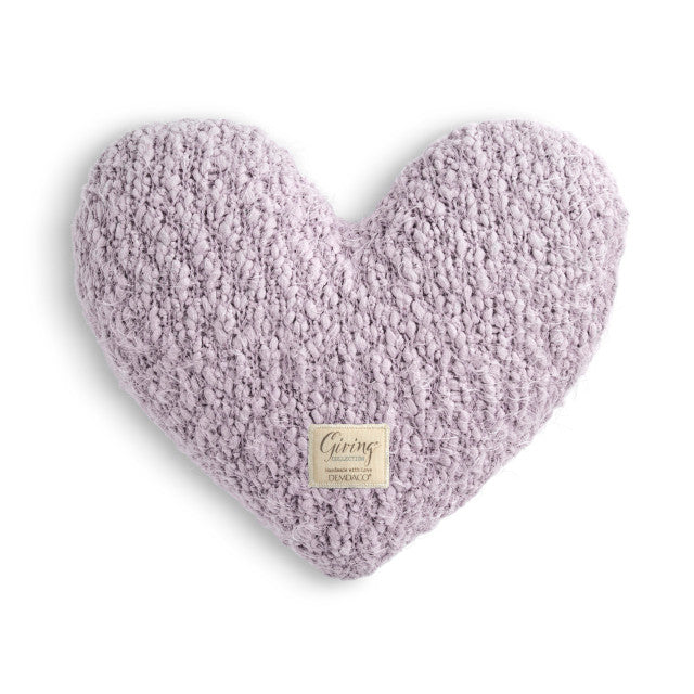 Giving Heart Weighted Pillow | Lilac