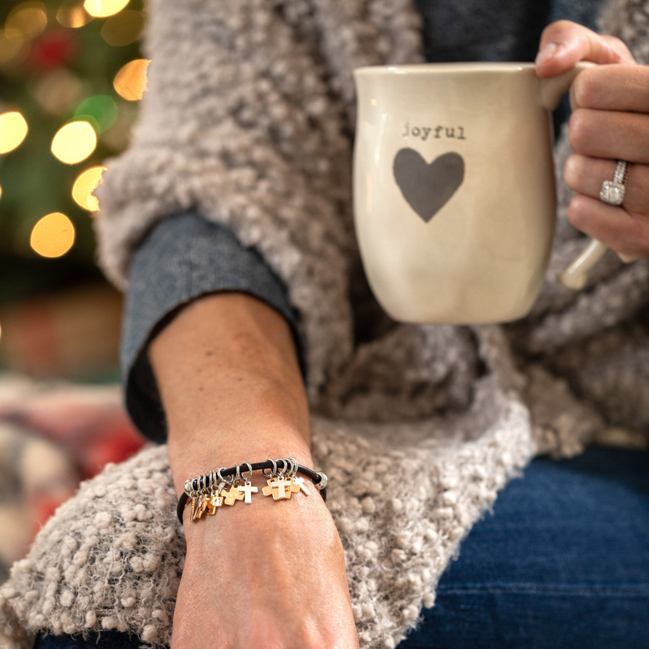 Loved Cross Charm Bracelet | Giving Collection