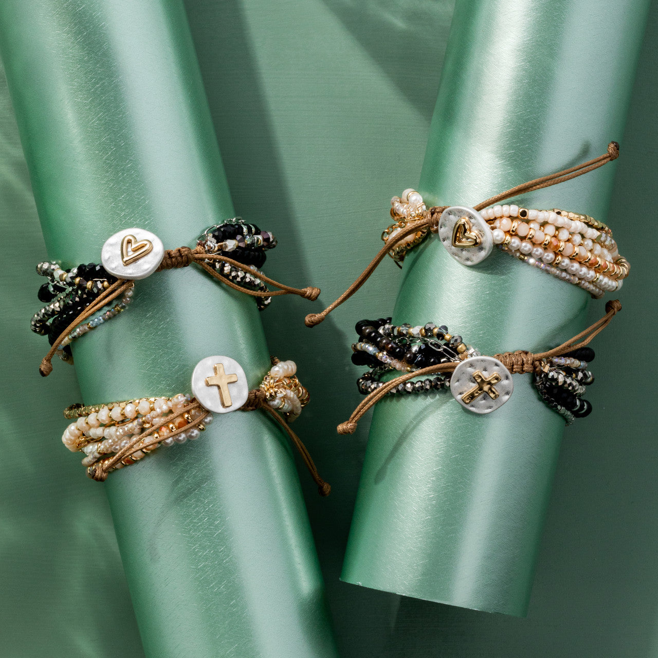 Your Journey Prayer Bracelet | Champagne