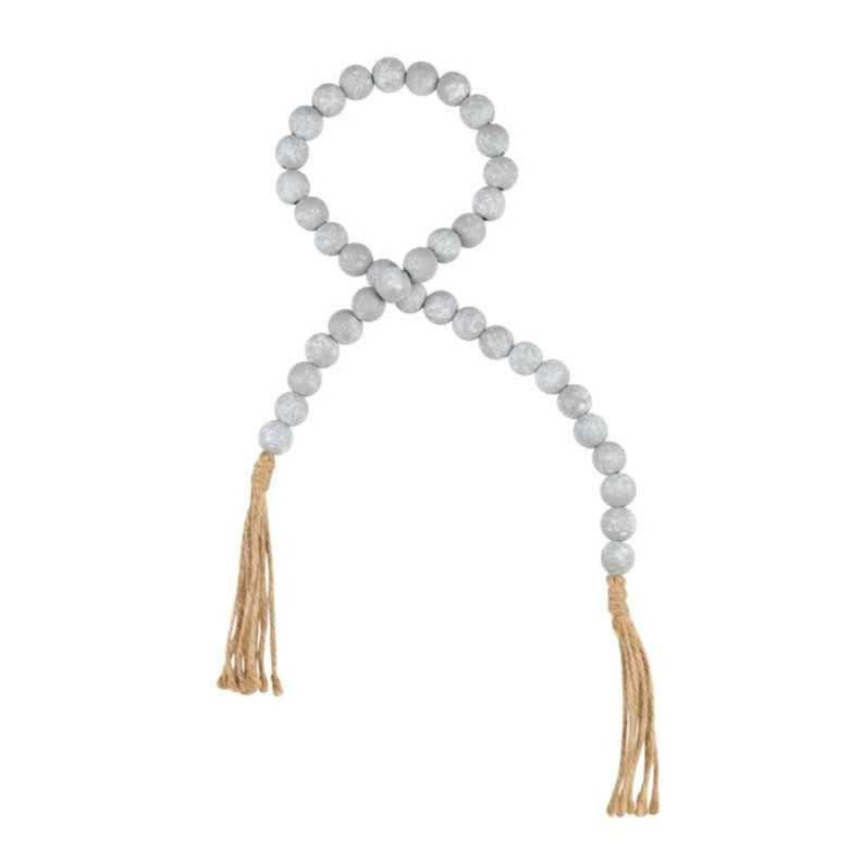 Tassel Bead Strand | Graywashed | 28"