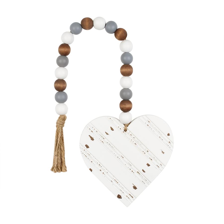 Chippy Heart | Beaded Tassel Strand