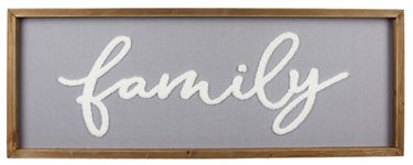 Family | Textured Knit Wall Art