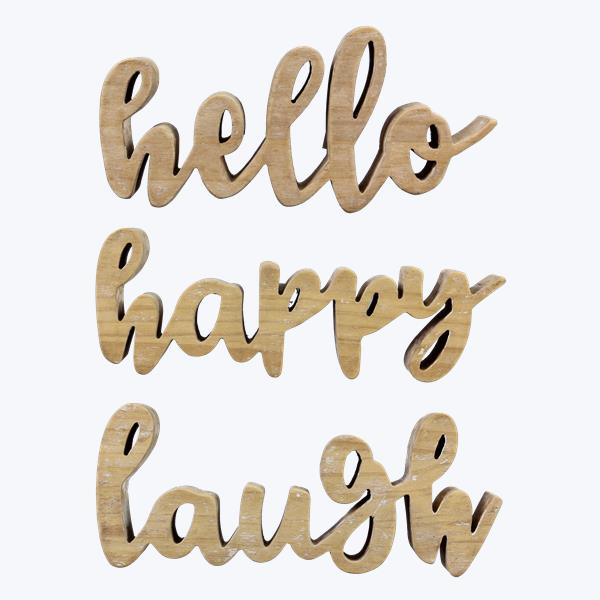 Tabletop Word | Wood