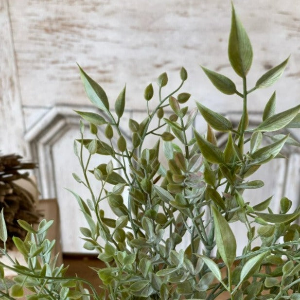 Mixed Sage Greens Bush | 15"