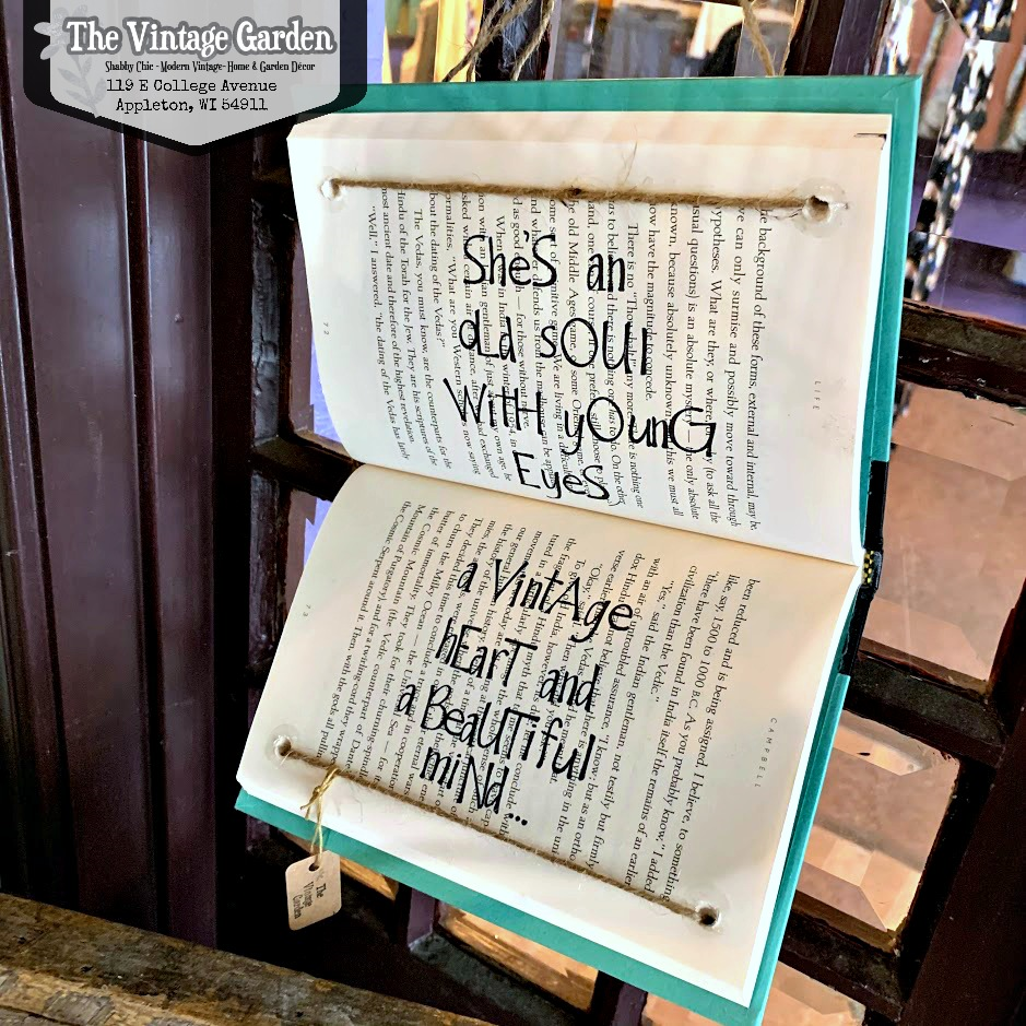 Old Soul | Handstamped Book