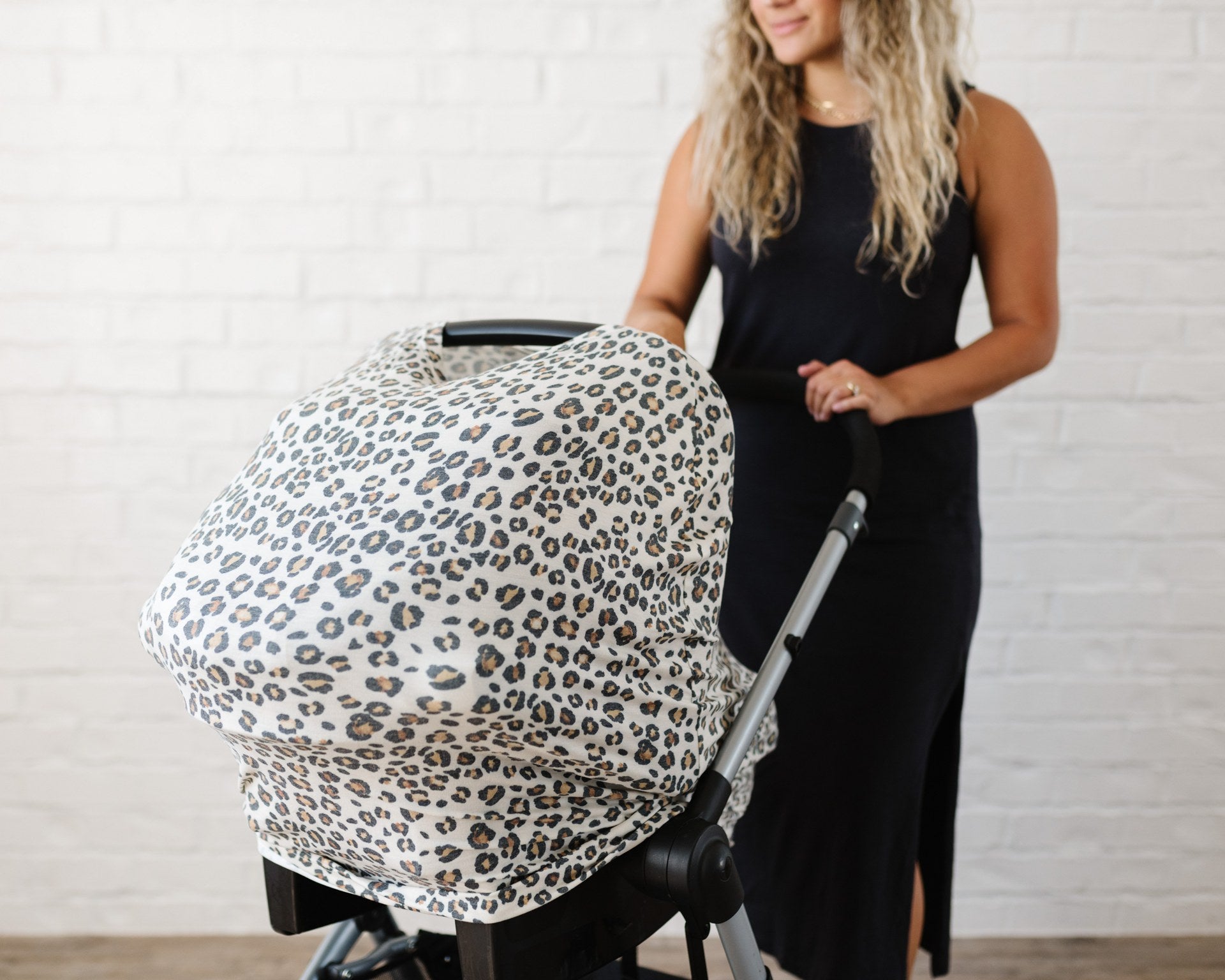 Zara Cheetah Multi-Use Carseat Canopy & Nursing Cover