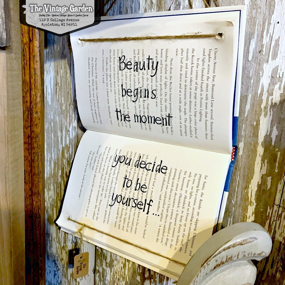 Be Yourself | Handstamped Book