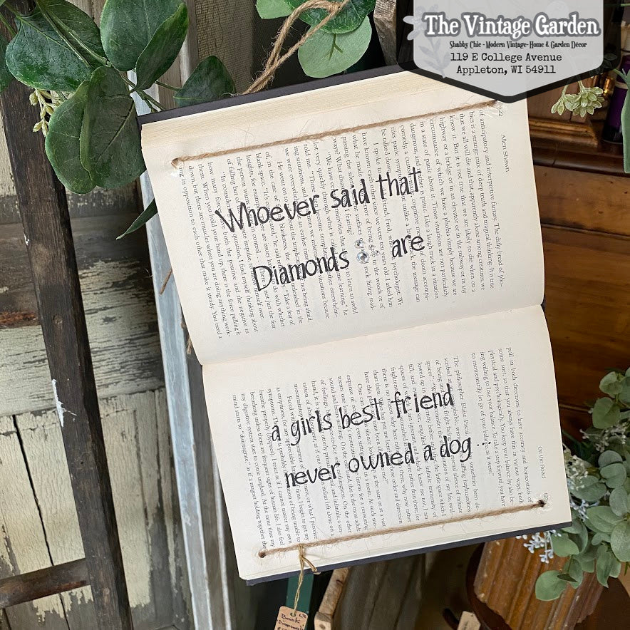 Girl's Best Friend | Handstamped Book