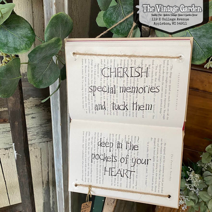 Pockets of Your Heart | Handstamped Book