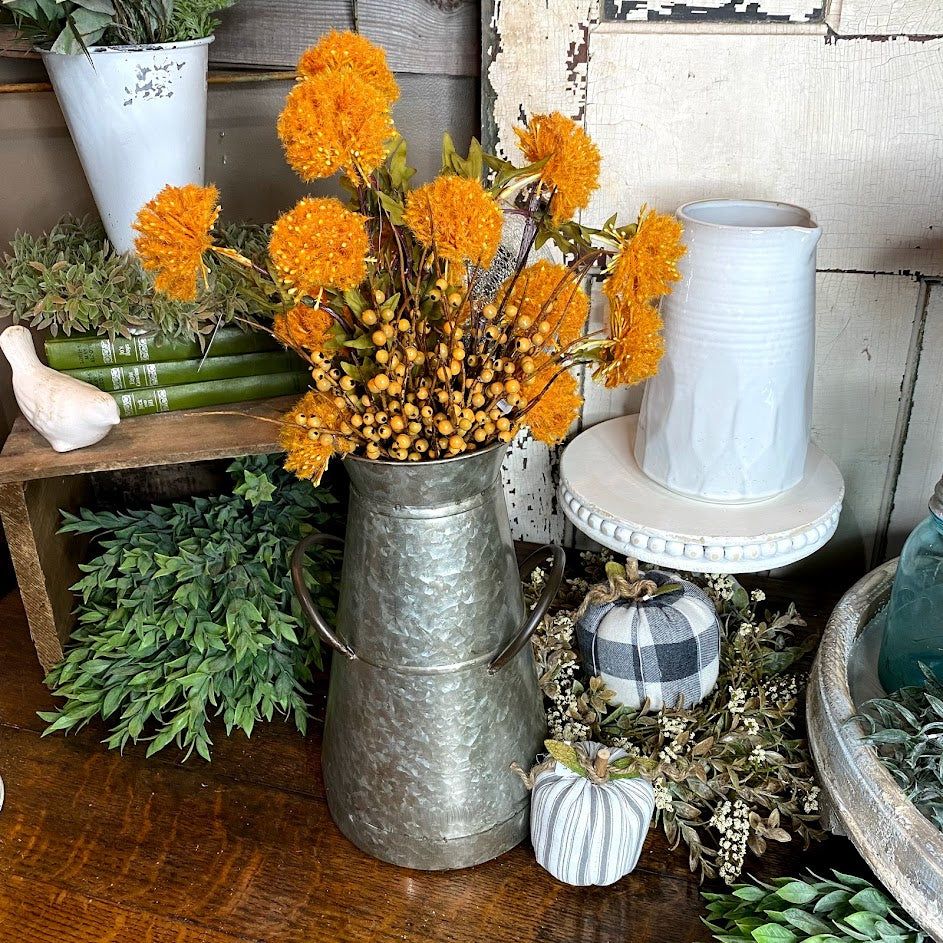 Metal Vase with Handles